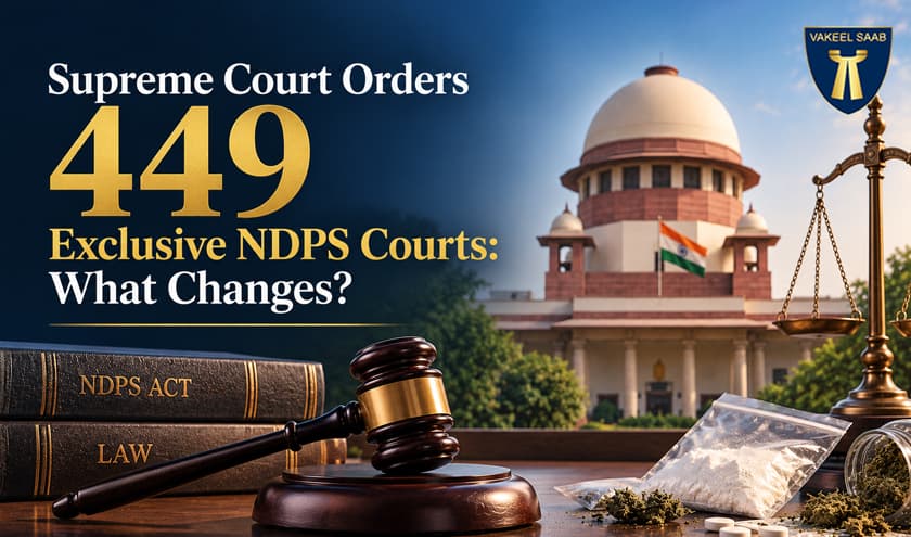 Supreme Court Orders 449 Exclusive NDPS Courts: What Changes?