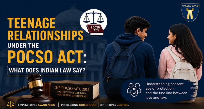 Teenage Relationships Under the POCSO Act: What Does Indian Law Say?