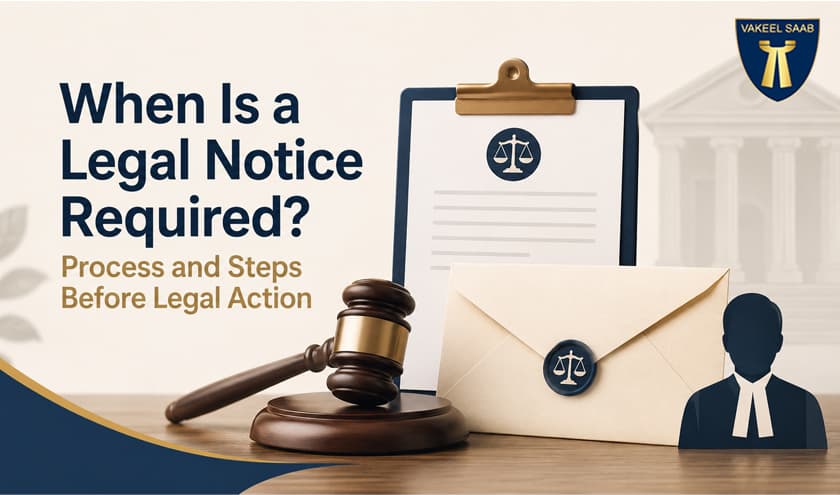 When Is a Legal Notice Required? Process and Steps Before Legal Action