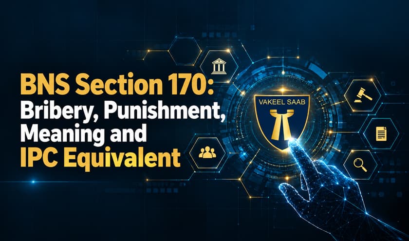 BNS Section 170: Bribery, Punishment, Meaning and IPC Equivalent